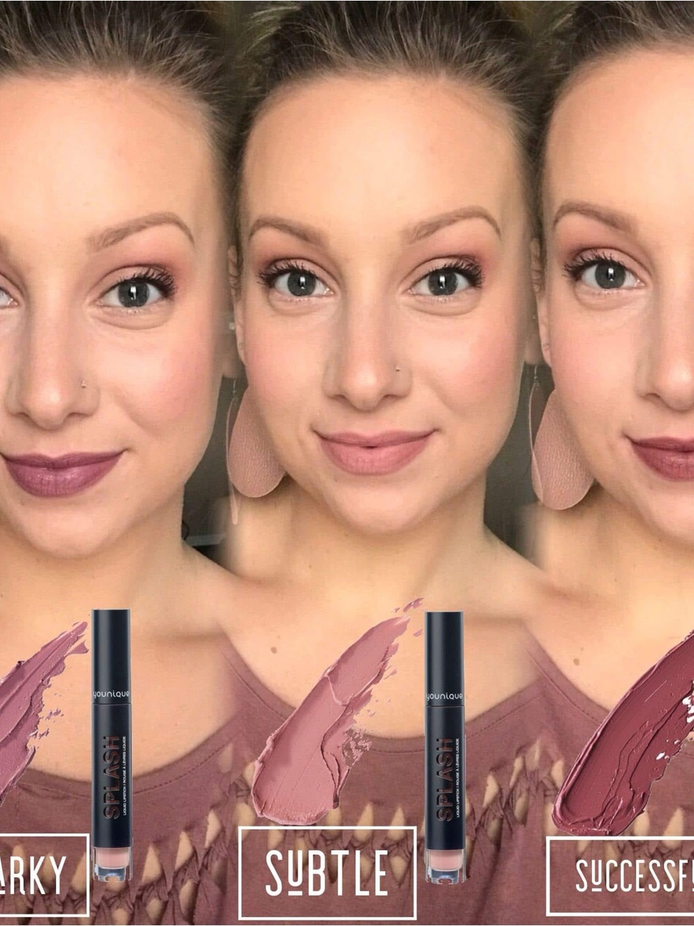 BNIB Younique Splash Liquid Lipstick in Subtle